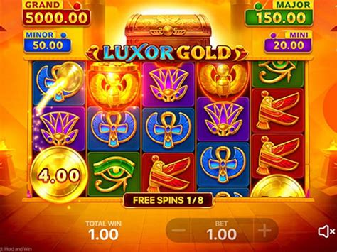 Jogar Luxor Gold Hold And Win com Dinheiro Real